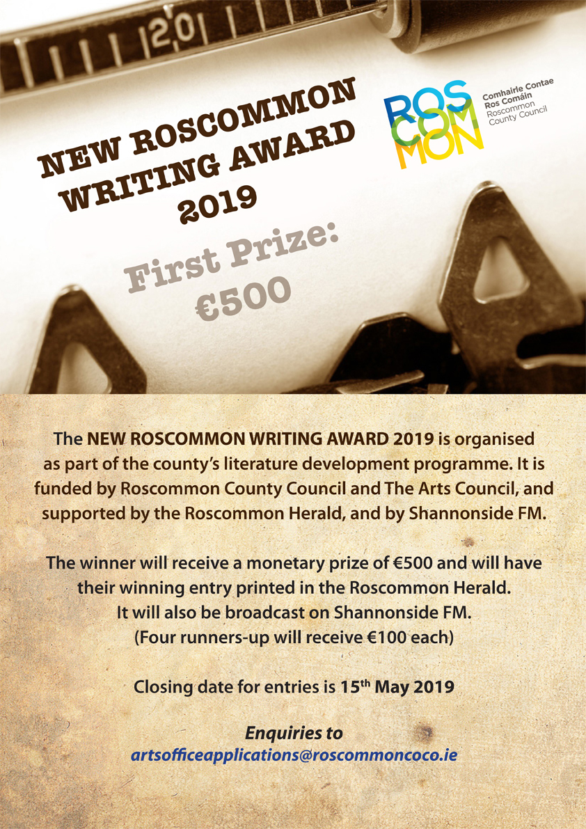 Roscommon Writers Award 2019